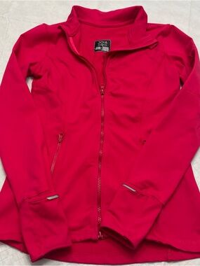 Women's Bright Pink Full-Zip Utility Jacket
